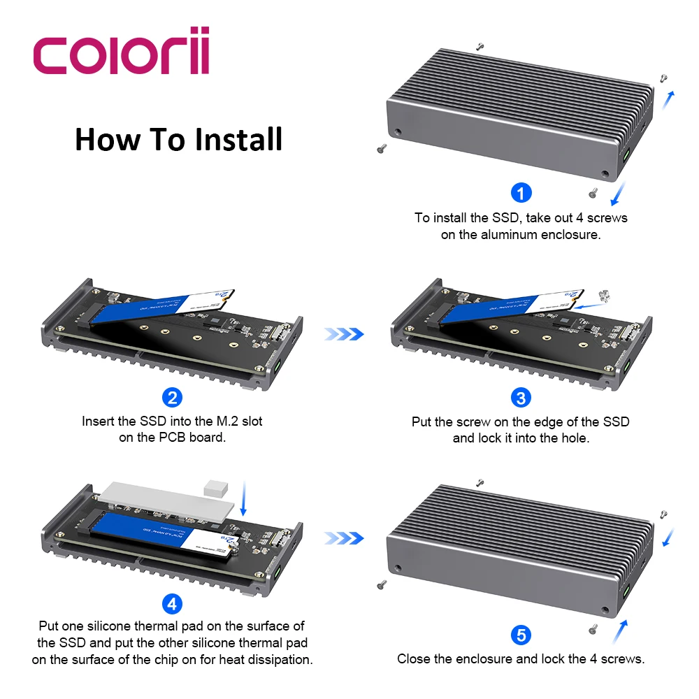 40Gbps USB4 M.2 NVMe SSD Enclo - Usb4 40Gbps External Ssd 8Tb 评论和价格