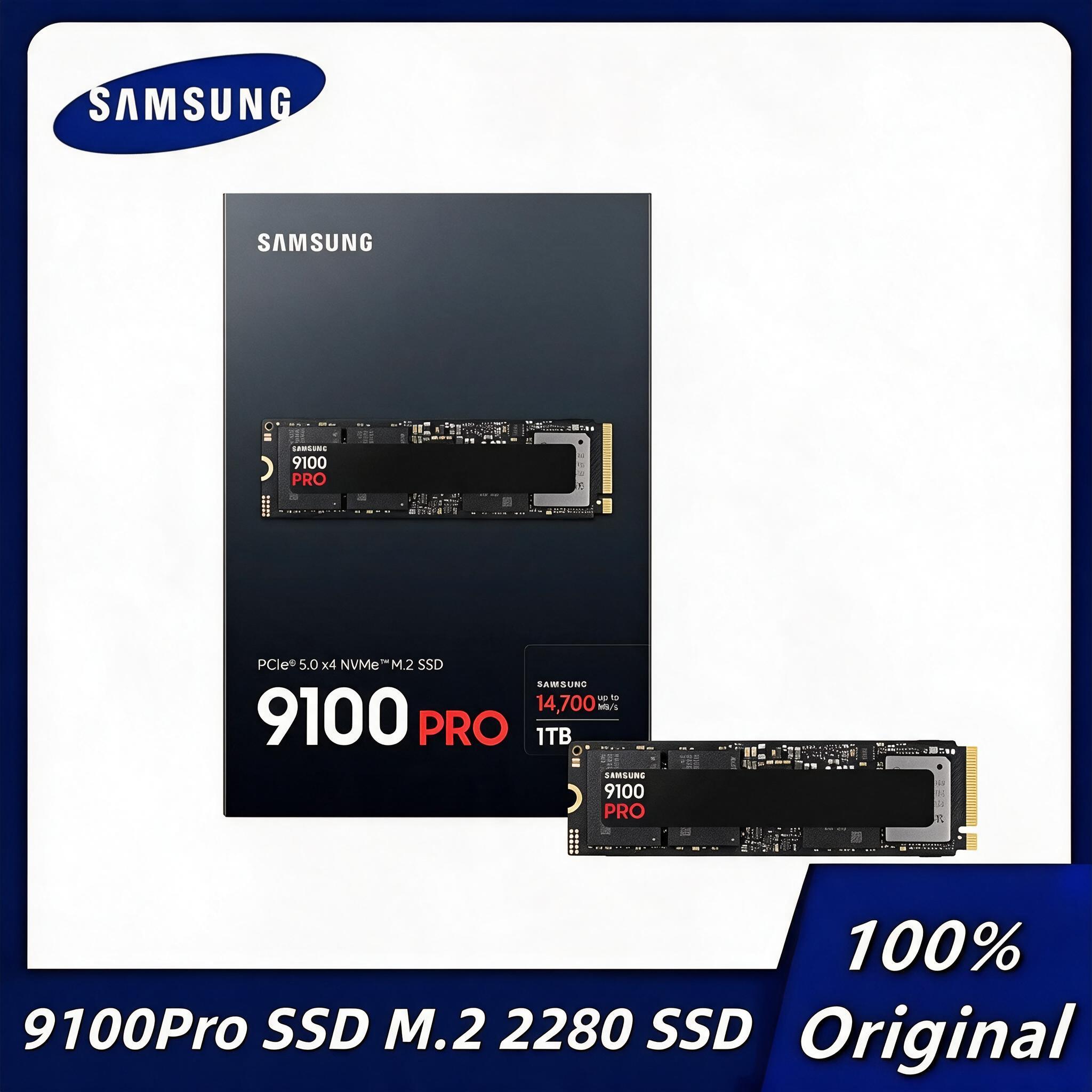 Original SAMSUNG 9100 Pro 1TB  - Nvme Pcie 5.0 Ssd 4Tb 评论和价格