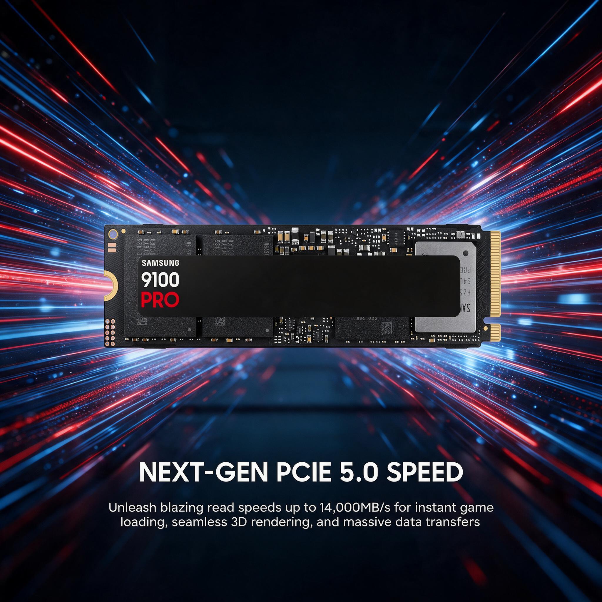 Original SAMSUNG 9100 Pro 1TB  - Nvme Pcie 5.0 Ssd 4Tb 评论和价格