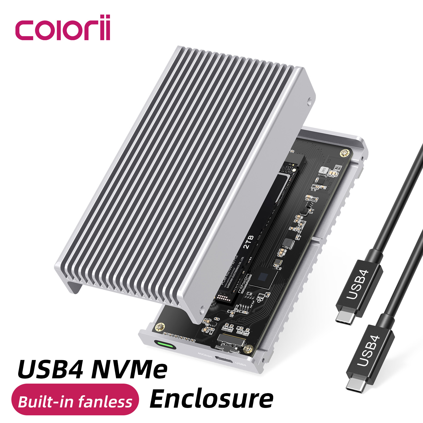 Fanless 40Gbps USB4 Thunderbol - Usb4 40Gbps External Ssd 8Tb 评论和价格