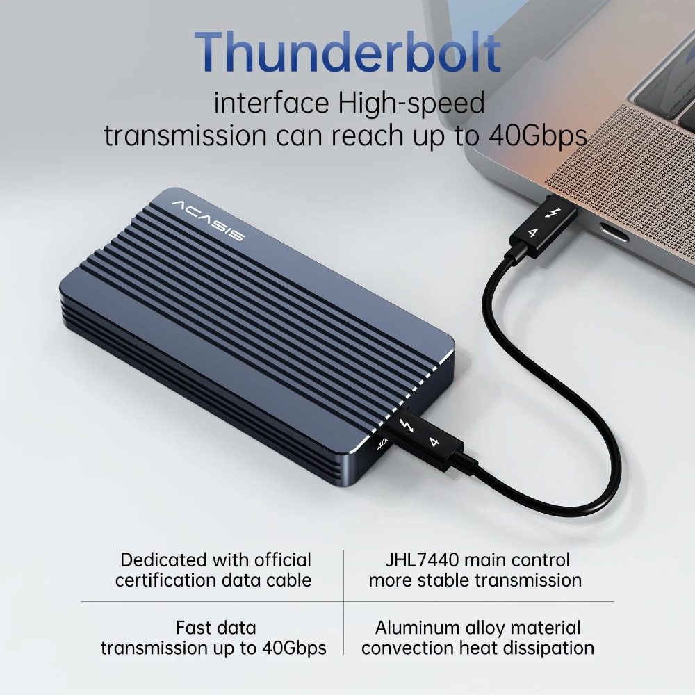 ACASIS 40Gbps M.2 NVMe SSD Enc - 8Tb M2 Nvme Ssd 评论和价格