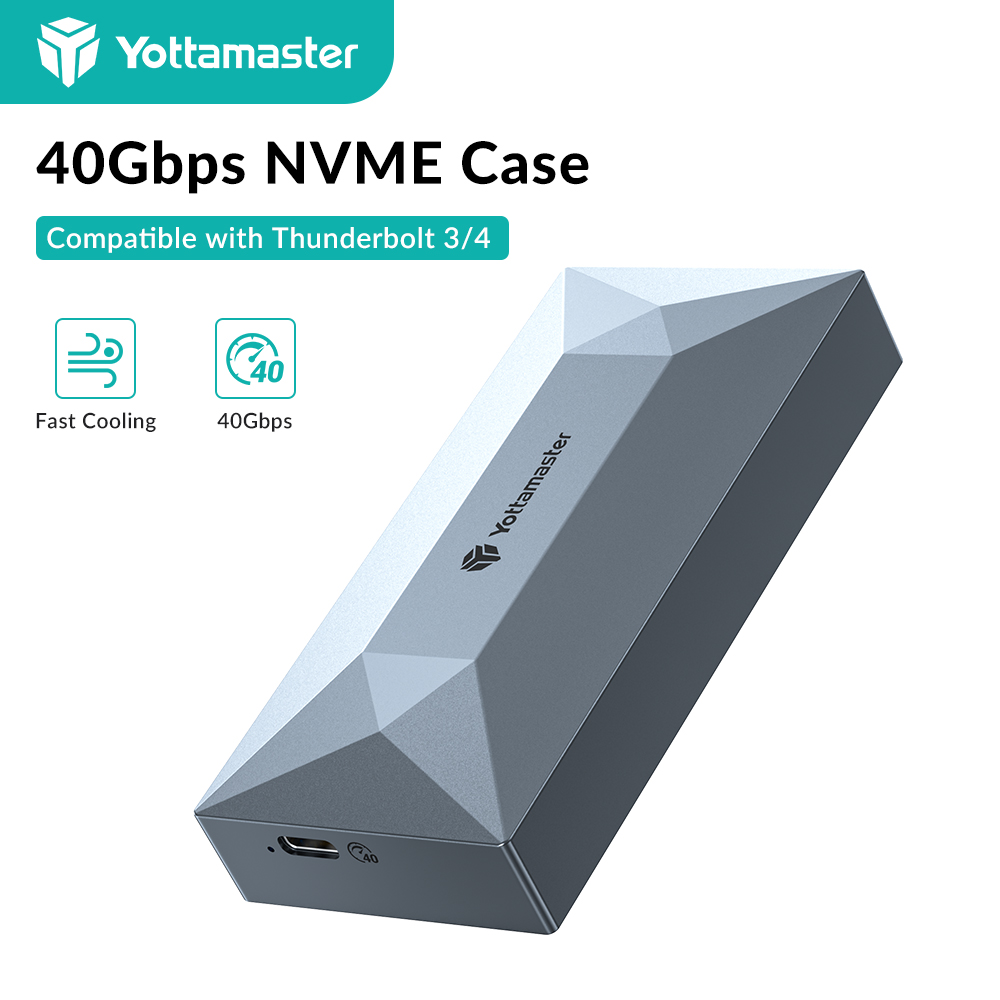Yottamaster 40Gbps NVMe SSD En - Thunderbolt 4 External Ssd 4Tb 评论和价格